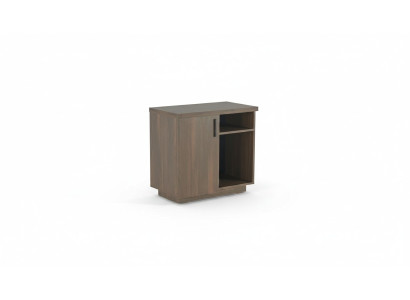 Chest of drawers brown solid color modern design rectangular study living room