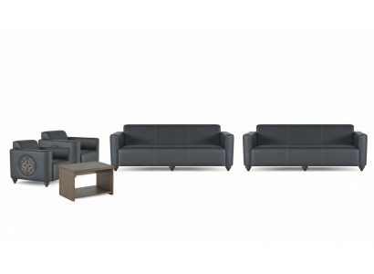 Stylish study furniture designer 2x 3-seater 2x armchair coffee table