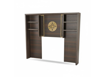 Bookshelf Brown Solid Color Modern Style Rectangular Shape Office