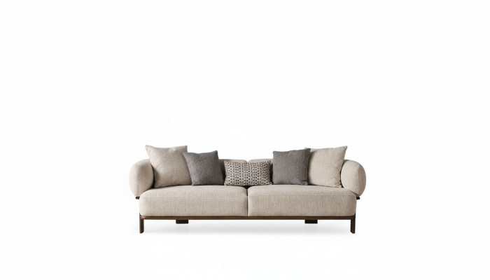 Modern gray sofa for luxurious living room decoration