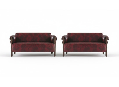 Leather sofas 2-seater Bordeaux leather seating furniture sofa set sofas modern