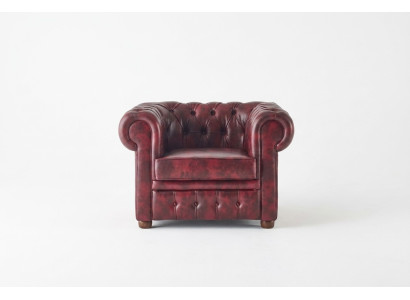 Chesterfield Armchair Bordeaux Solid Color Chesterfield Living Room Classic