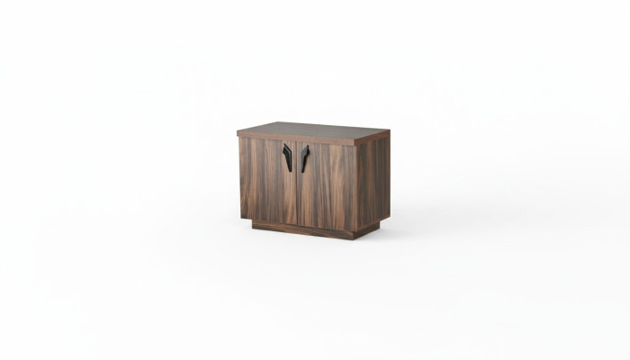 Brown two-door dresser office study modern rectangular sideboard
