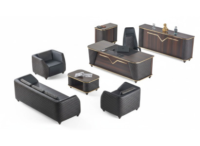 Home office set complete desk sideboard sofas furnishing office