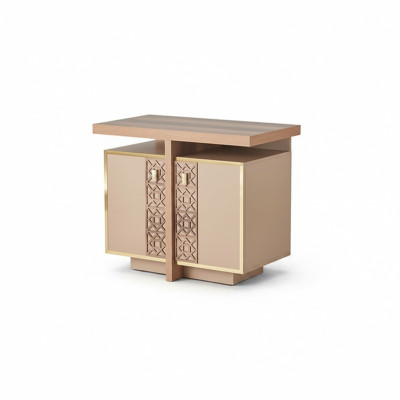 Light brown wood dresser, modern, rectangular, storage, study, office