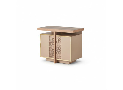 Light brown wood dresser, modern, rectangular, storage, study, office