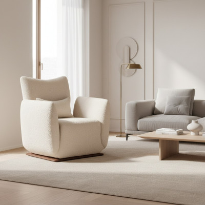 Luxury upholstered design chair