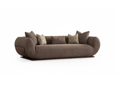 3-seater textile sofa, luxury living room sofa, new modern furniture