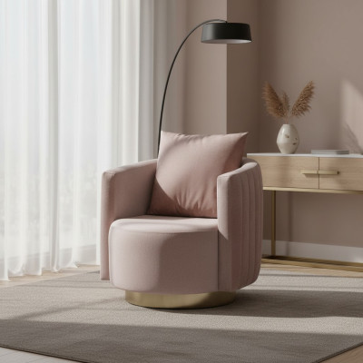 Luxury upholstered sofa in modern design for a new living room