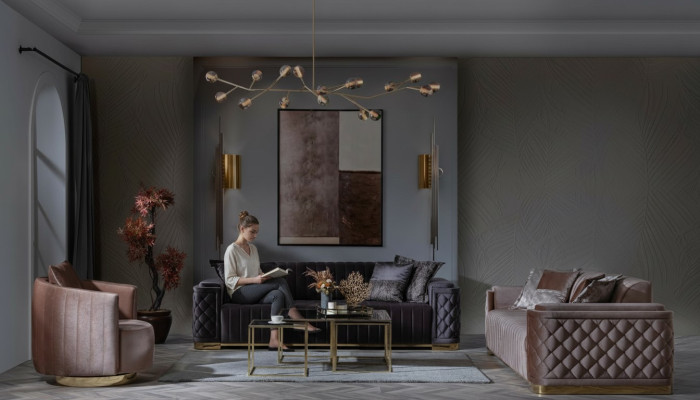 3+3+1 sofa set Modern luxury design