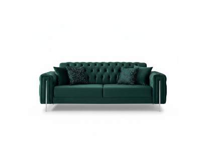 3-seater textile modern sofa set