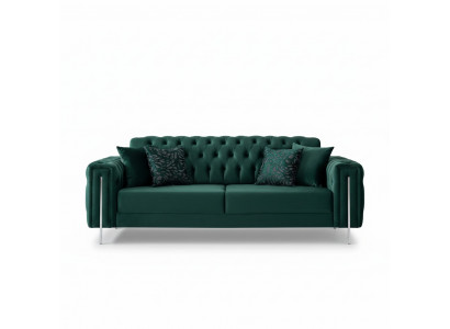 3-seater textile modern sofa set