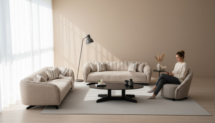 3-seater sofa set Modern Luxury Design Sofa Chairs New