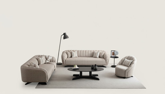 3-seater sofa set Modern Luxury Design Sofa Chairs New