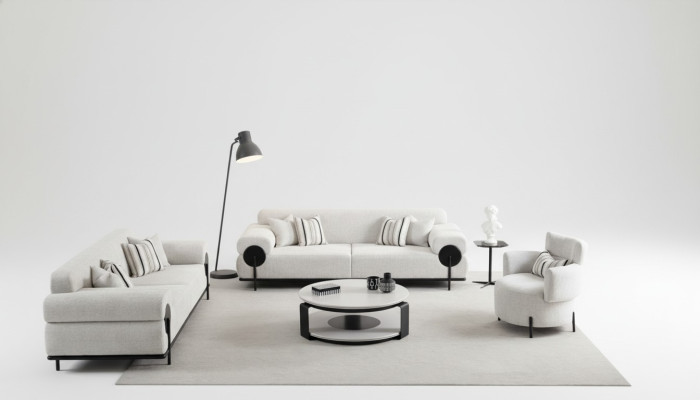 3-seater sofa complete Modern Luxury Design