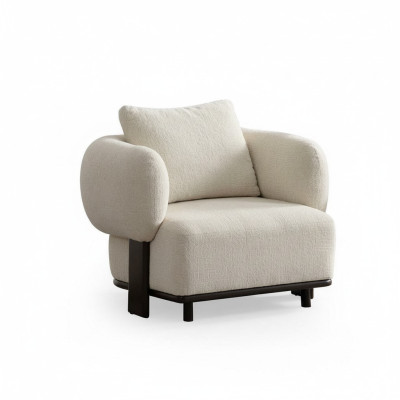 Modern luxury leather armchair