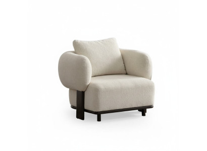 Modern luxury leather armchair