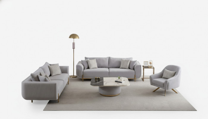 Sofa 3+3+1 city New design Sofas Chairs Fabric Relaxing Modern