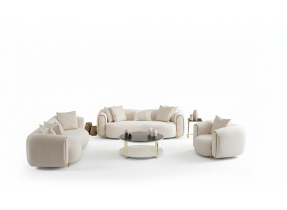 3+3+1 sofa set in modern luxury design