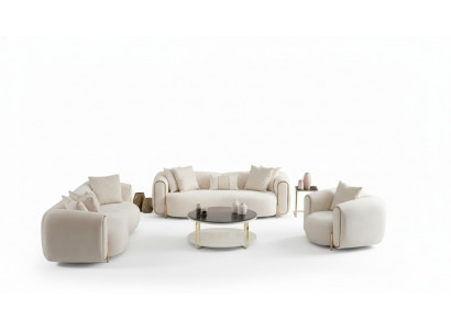 3+3+1 sofa set in modern luxury design