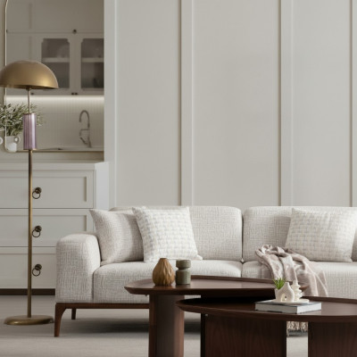 Luxury design sofa for 3 people, modern upholstered sofas, new furniture