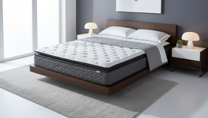 Comfortable mattress with pillow 90x190x25