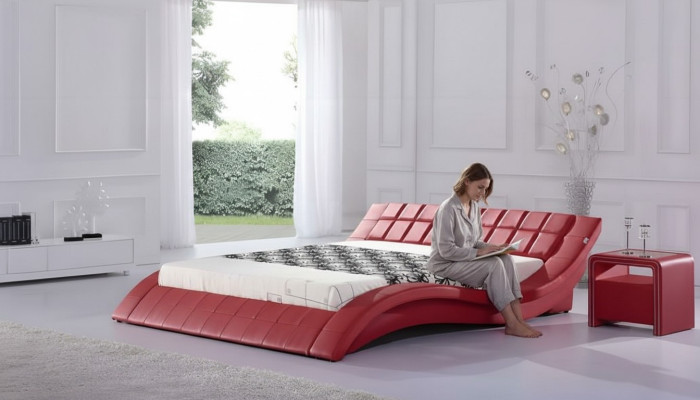 Luxury hotel blanket red 180x200