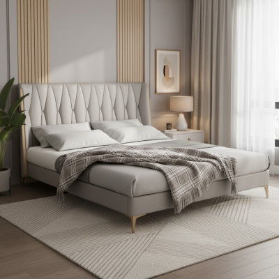 Bed Barnsäng Grezna in gray color