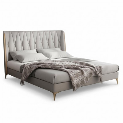 Bed Barnsäng Grezna in gray color