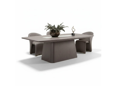 Esstisch Esszimmer Luxus Küchenmöbel Elegantes Dekor Modern Helles Holz Lux Neu
