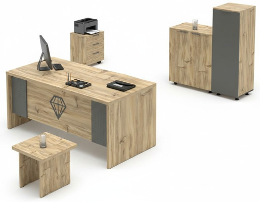 Common wooden office set nightstand chest of drawers