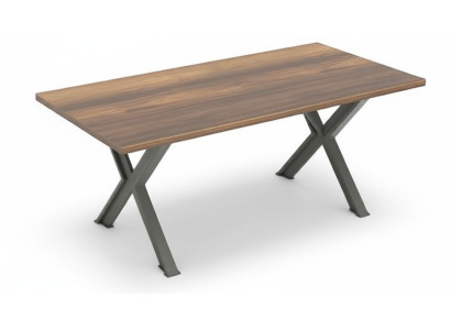 Office desk writing desk table brown study office rectangular modern