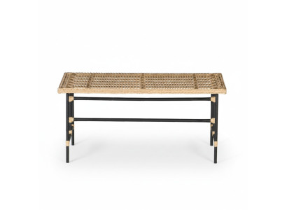 Esstisch Hochwertiges Rattan Luxus GartenMöbel Terrasse Balkon Design Modern