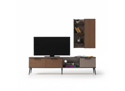 RTV Vitrine TV-Möbel Fernsehschrank TV-Lowboard TV-Board Medienmöbel TV-Konsole