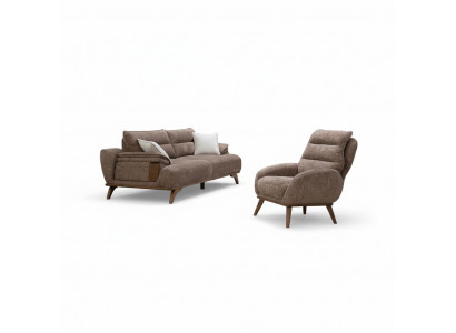 Sofa Polstergarnitur Sessel Couchgarnitur Couchgarnitur Sofa-Set Sitzgruppe