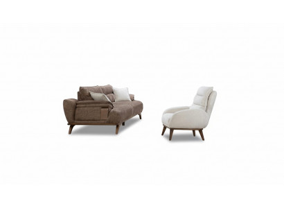 Sofa Polstergarnitur Sessel Couchgarnitur Wohnzimmergarnitur Sofa-Set Sitzgruppe