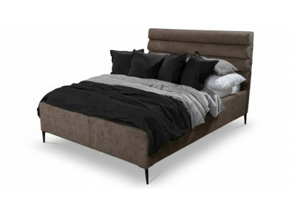 Bett Doppelbett Schlafzimmer 180сm Matratze Braun moderner Stil Hochwertig