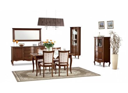 Klassisches Esszimmer Set 9tlg Stilvoller Essgruppe Esstisch 4x Stühle Holzmöbel