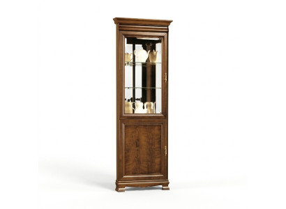 Eckvitrine Vitrinenschrank Glasvitrine Glasdisplay Vitrine Regalvitrine