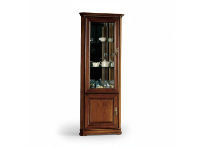 Eckvitrine Schrankregal Glasdisplay Vitrinenschrank Schrankvitrine Glasschrank