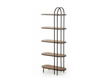 Holzregal vielseitig als Bücherregal Wandregal oder Aktenregal modernes Design