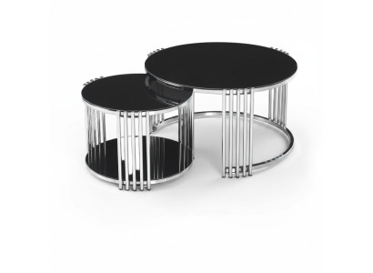 Couchtisch Schwarz Luxus Design Elegantes Möbel Wohnzimmer Couchtische Rund