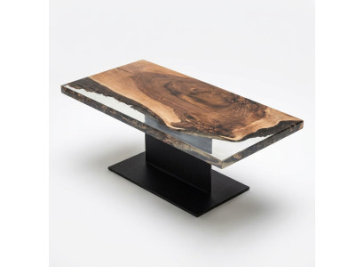 Couchtisch Rechteckig  Luxus Design Holz Braun Möbel Wohnzimmer Couchtische