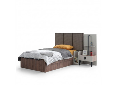 Kindermöbel Kinderbett Nachttisch Luxuriöser Holz Top-Qualität Möbel Braun