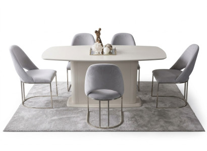 Esstisch Esszimmer Tisch Küchentisch Speisetisch Tisch Säulenfuß Weiß