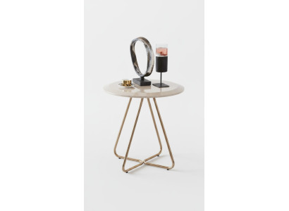 Beistelltisch Couchtisch Runder Sofatisch Kaffeetisch Tisch Hochglanz