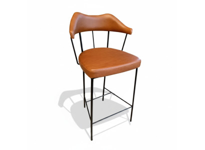Barhocker Tresenhocker Barstuhl Bistrohocker Lehnstuhl Hocker mit Rücklehne