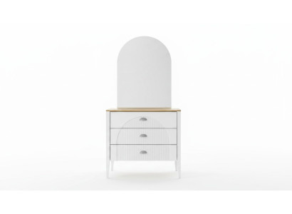 Stilvolle Kommode mit Spiegel Modernes Design Weiß für Elegantes Wohnen
