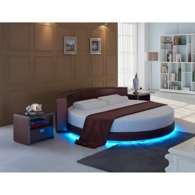 Modern Bordeaux frame with LED lighting
