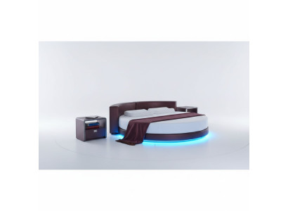Modern Bordeaux frame with LED lighting